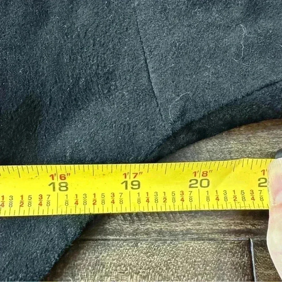 VINTAGE 1980'S BRASS PLUM NORDSTROM ANKLE LENGTH 100% SUEDE DRESS RARE SIZE M - Picture 11 of 14